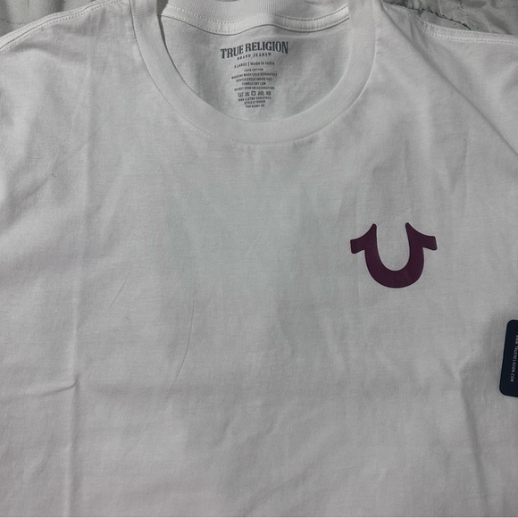 True Religion White Short Sleeve Tee - Picture 5 of 9